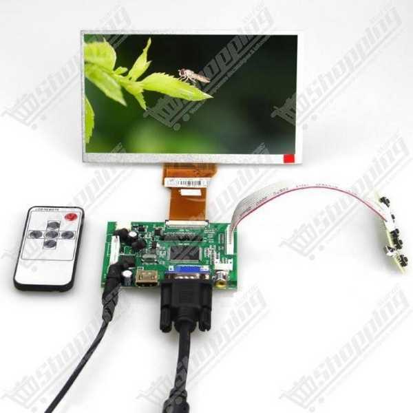 Kit Écran LCD TFT 7 pouces Tactile USB avec Carte de Contrôle