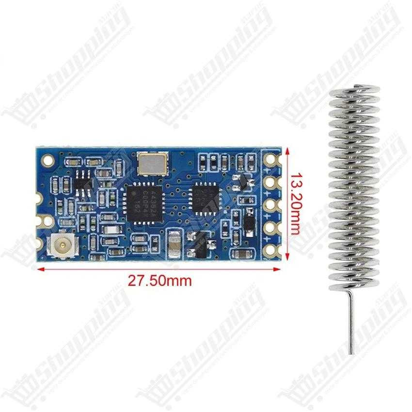 Module émetteur-récepteur sans fil HC-12 SI4438 433MHz