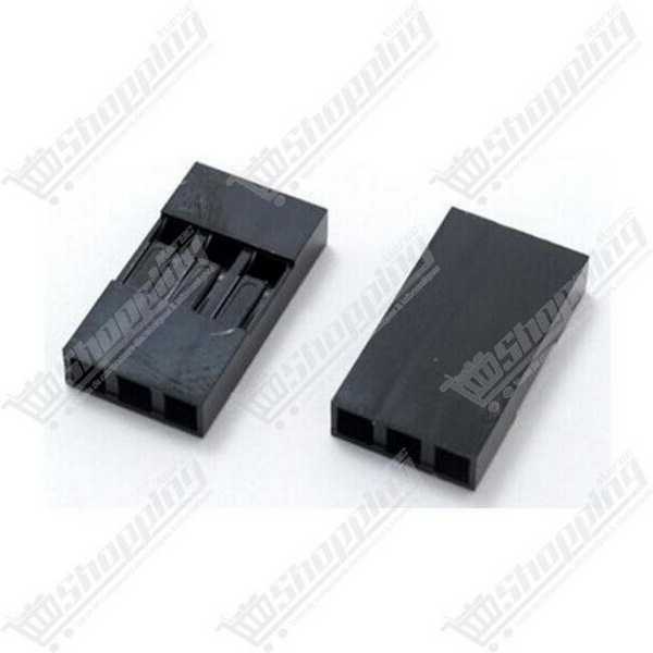 Lot de 10 boîtiers connecteurs Dupont 3 broches 2.54mm
