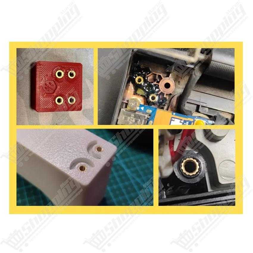 Kit d'inserts filetés en laiton