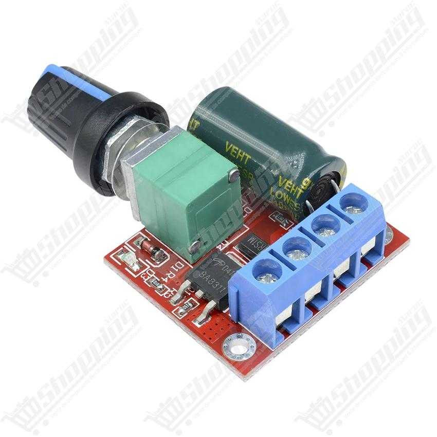 Variateur de vitesse PWM 5A pour moteur DC