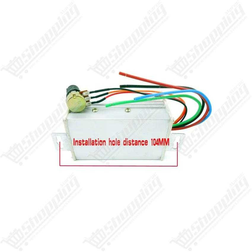Variateur de vitesse PWM pour moteur DC 9-60V 20A