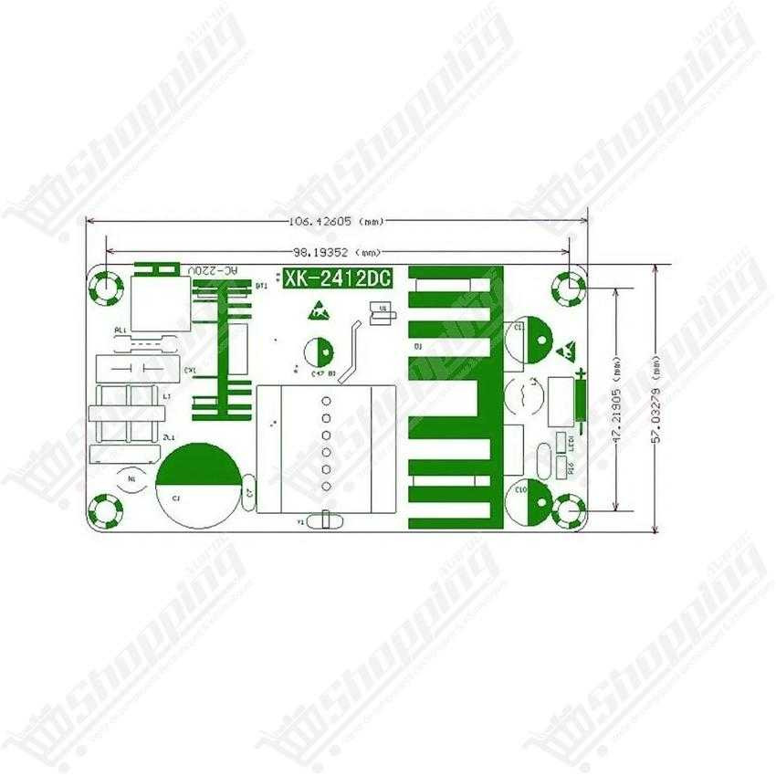 Module d'alimentation à découpage AC-DC 24V 4A DC24V-4