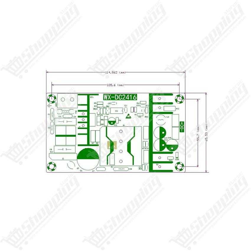 Module d’alimentation à découpage AC-DC 24V 6A DC24V-6