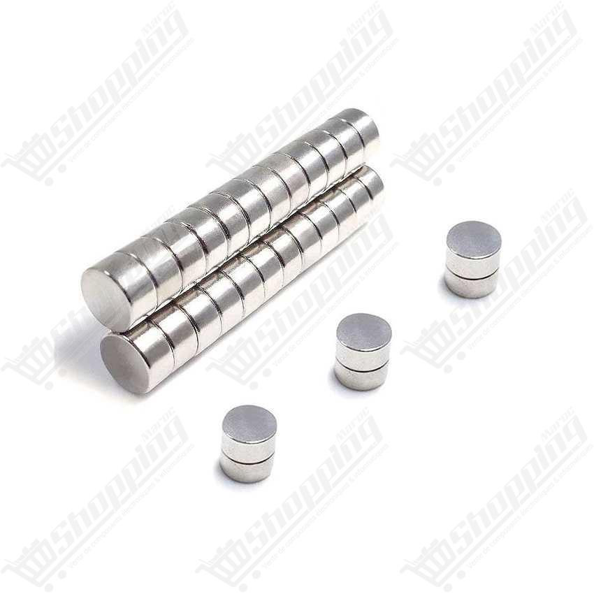 1 Pièce Aimant néodyme rond 8x3mm