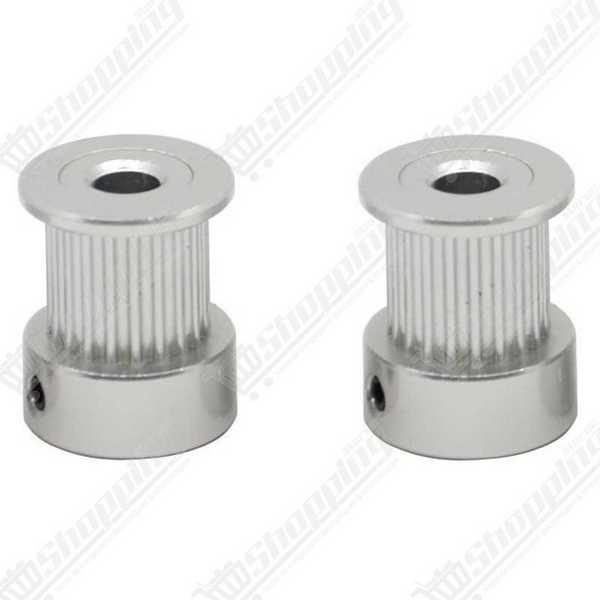 Poulie GT2 20 dents - Alésage 6,35mm - Largeur 10mm