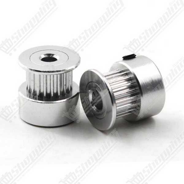 Poulie GT2 20 dents axe 6.35mm pour courroie 6mm