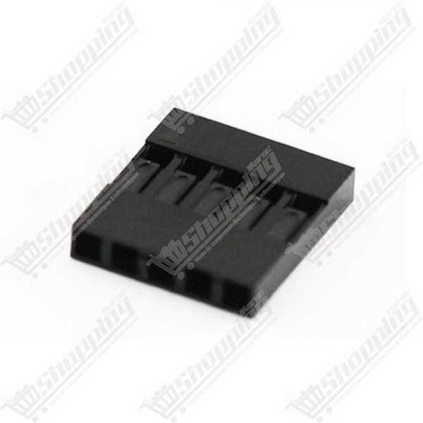 Lot de 10 boîtiers connecteurs DuPont 5 broches 2.54mm