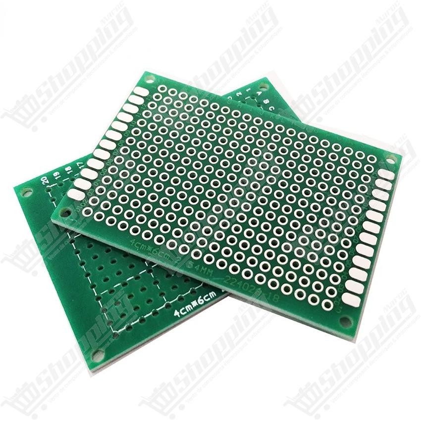 Plaque de prototypage PCB simple face perforée 2.54mm