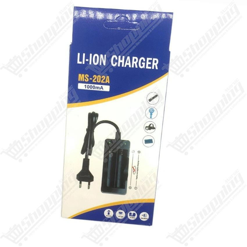 Chargeur de batteries Lithium 18650 x2 MS202A