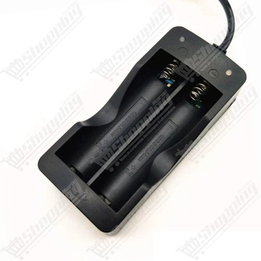 Chargeur de batteries Lithium 18650 x2 MS202A