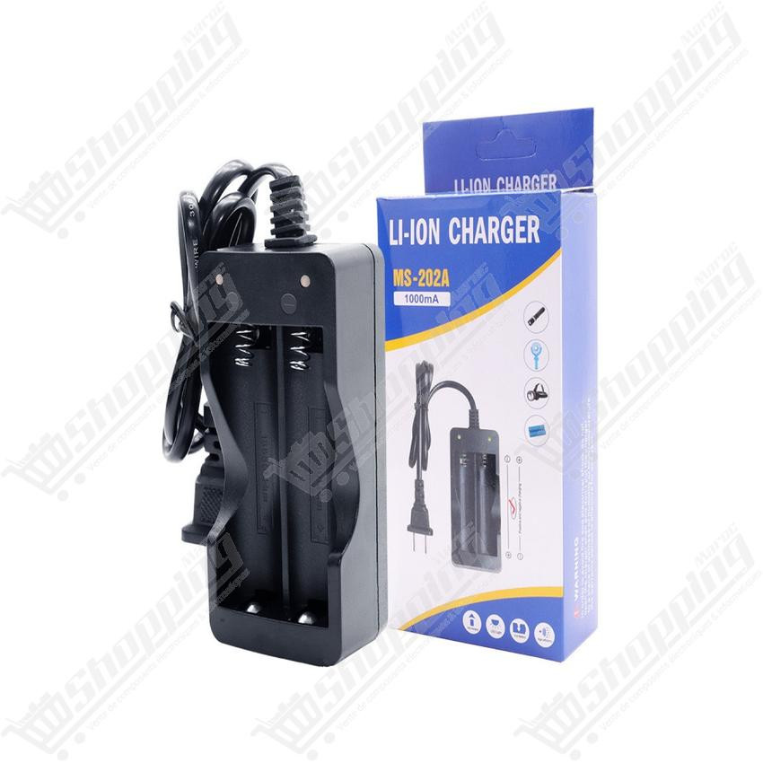 Chargeur de batteries Lithium 18650 x2 MS202A