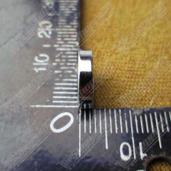 Aimant néodyme rond 12x3mm avec trou 3,5mm
