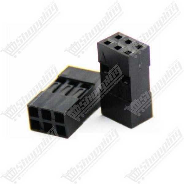 Lot de 10 connecteurs DuPont 2x3P 2.54mm