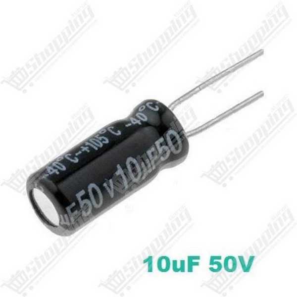 Condensateur chimique 10uF 50V