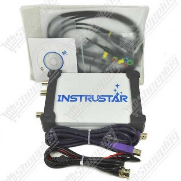 Oscilloscope numérique USB INSTRUSTAR ISDS205A, 2 canaux, 20 MHz, 48 MSa/s