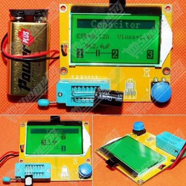 Testeur de composants électronique LCR-T4 numérique multifonction : Transistors, ESR, LCR