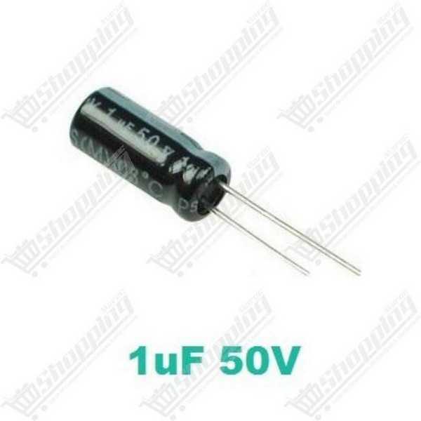 Condensateur électrolytique 1uF 50V