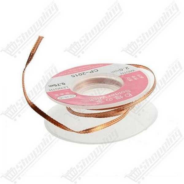Tresse à dessouder 2mm x 1.5m
