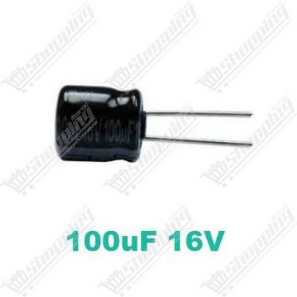 Condensateur électrolytique 100uF 16V