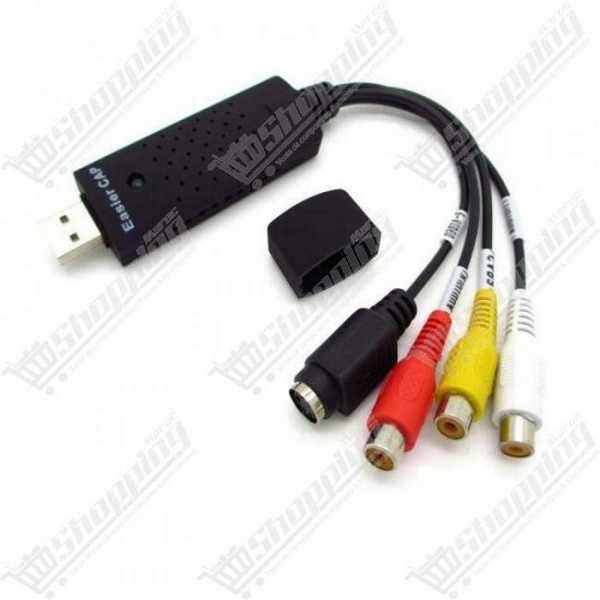 Convertisseur Vidéo et Audio USB 2.0 EasyCap pour VHS, DVD et TV