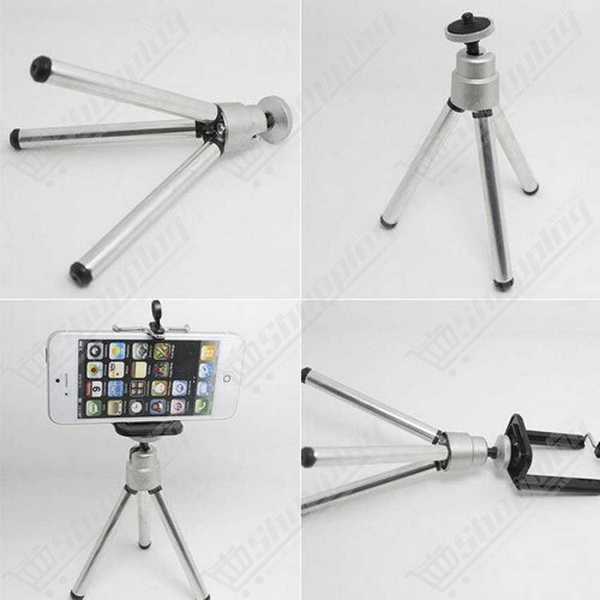Mini trépied flexible rotatif 360° pour smartphone et caméra
