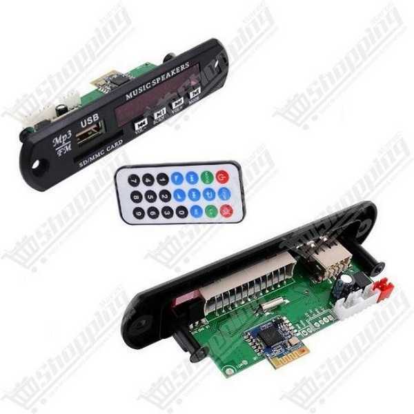Module décodeur MP3 Bluetooth USB SD FM avec télécommande