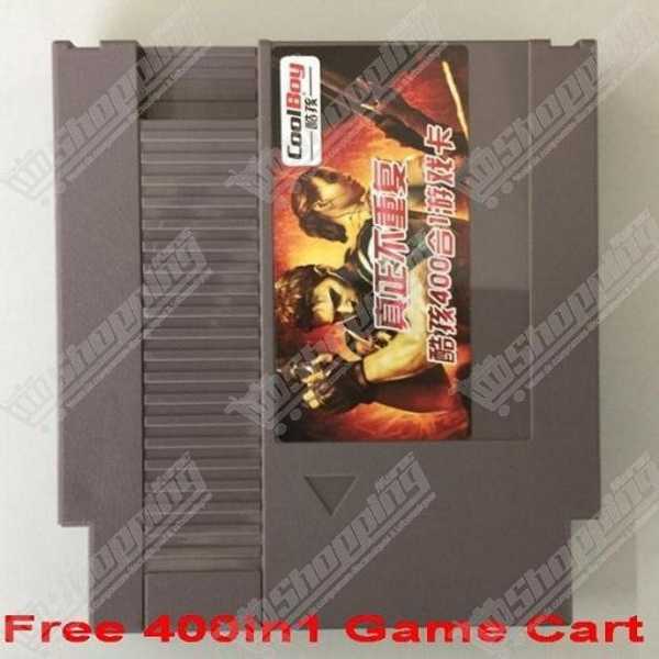 Cartouche de jeu 400 en 1 pour Nintendo NES (72 broches)