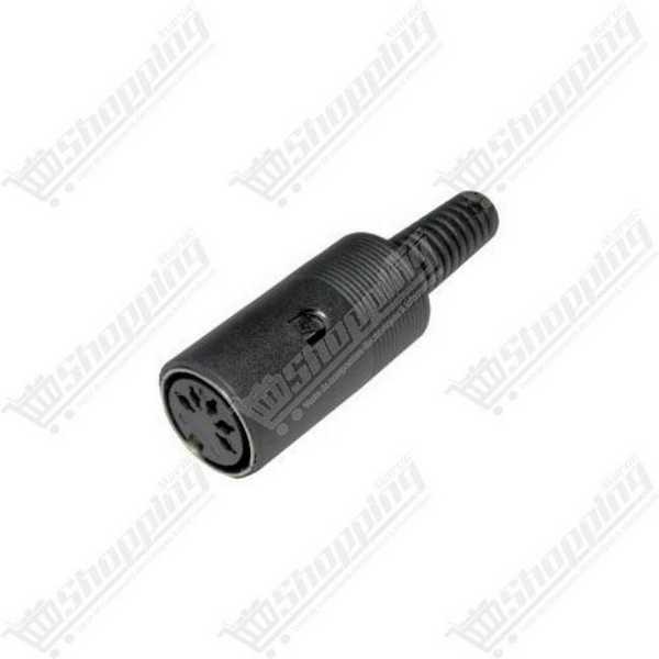Connecteur DIN 5 pins femelle plug jack with plastic