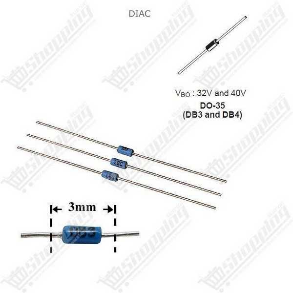 Diode DIAC DB3 DO-35