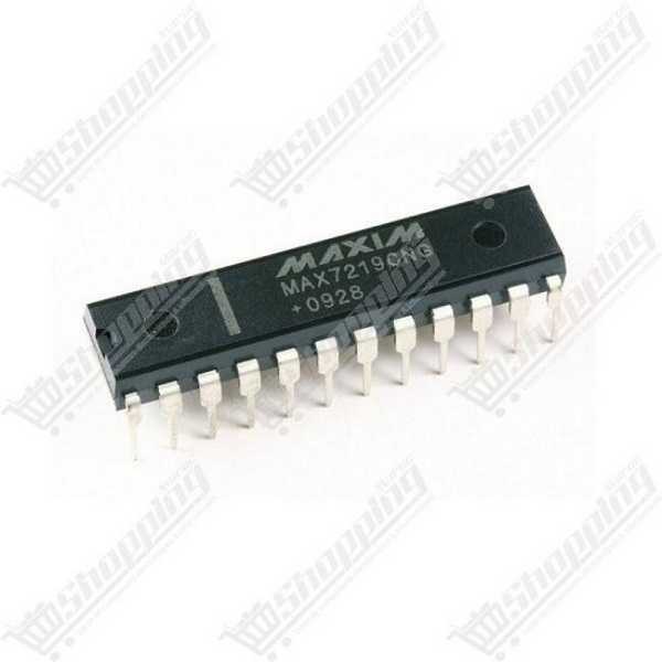 Circuit Intégré MAX7219 Driver d'Affichage LED DIP-24