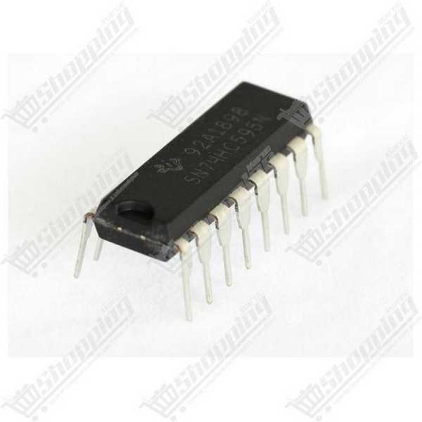 Registre à décalage 8 bits 74HC595 DIP-16