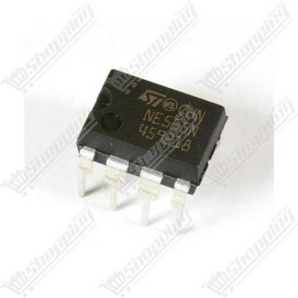 Circuit intégré NE555 Texas Instruments Timer DIP-8