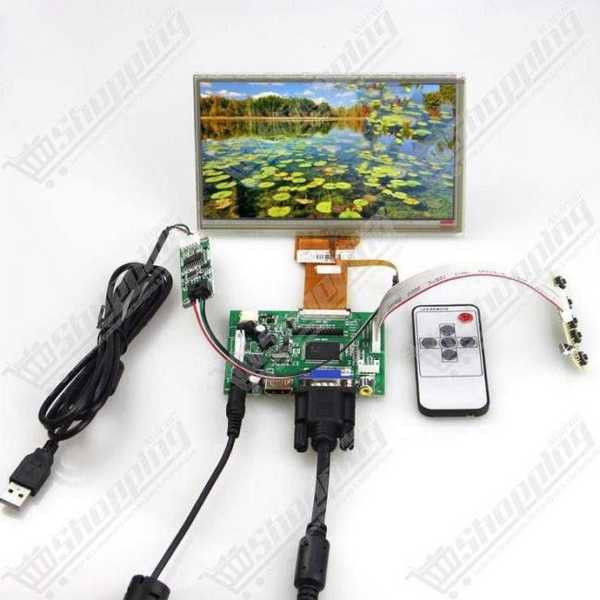 Kit Écran LCD TFT 7 pouces Tactile USB avec Carte de Contrôle