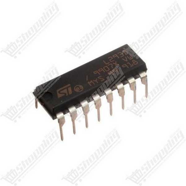 Circuit Intégré L293D Contrôleur de Moteur Pas à Pas et CC 4 Canaux 36V 600mA DIP-16