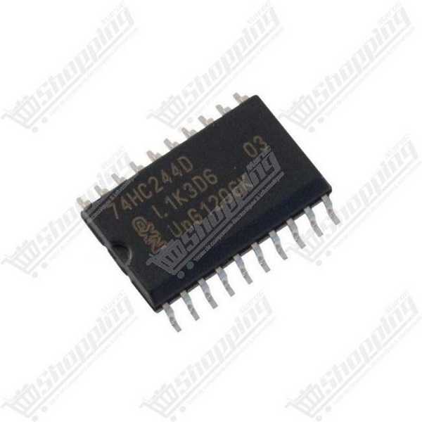 Circuit intégré 74HC244D - Buffer/Pilote de ligne octal 3 états - SMD SOP-20